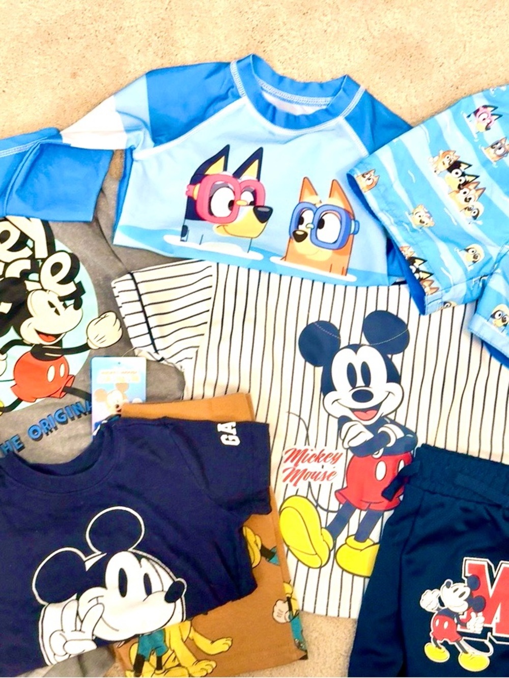 8 pieces ✨ Disney themed boys 18-24mos